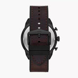  Shop Authentic Fossil Bronson Chronograph Brown Dial Brown Leather Strap Watch for Men - FS5713 - Luxxuri