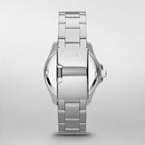  Shop Authentic Fossil Cecile Chronograph Silver Dial Silver Steel Strap Watch for Women - AM4481 - Luxxuri