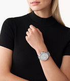  Shop Authentic Michael Kors Wren Chronograph Crystals Silver Dial Silver Steel Strap Watch For Women - MK6317 - Luxxuri