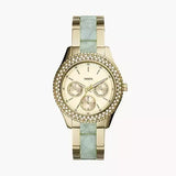  Shop Authentic Fossil Stella Multifunction Gold Dial Two Tone Steel Strap Watch for Women - ES4757 - Luxxuri