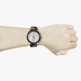  Shop Authentic Tommy Hilfiger Luke Quartz White Dial Brown Leather Strap Watch for Men - 1791118 - Luxxuri