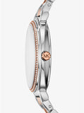  Shop Authentic Michael Kors Cinthia Mother of Pearl Dial Two Tone Steel Strap Watch For Women - MK3831 - Luxxuri