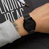  Shop Authentic Movado Bold Black Dial Black Mesh Bracelet Watch For Men - 3600261 - Luxxuri
