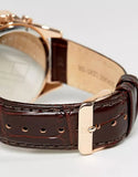  Shop Authentic Tommy Hilfiger Luke Quartz White Dial Brown Leather Strap Watch for Men - 1791118 - Luxxuri