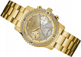  Shop Authentic Guess Confetti Diamonds Silver Dial Gold Steel Strap Watch for Women - W0774L5 - Luxxuri
