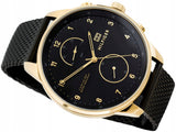  Shop Authentic Tommy Hilfiger Chase Quartz Black Dial Black Mesh Bracelet Watch for Men - 1791580 - Luxxuri