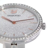  Shop Authentic Swarovski Cosmopolitan Diamond Powder Silver Dial Silver Steel Strap Watch for Women - 5517807 - Luxxuri