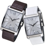  Shop Authentic Calvin Klein Window White Dial White Leather Strap Watch for Women - K2M23120 - Luxxuri