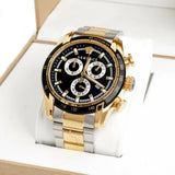  Shop Authentic Versace V-Ray Chronograph Black Dial Two Tone Steel Strap Watch For Men - VE2I00421 - Luxxuri