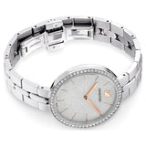  Shop Authentic Swarovski Cosmopolitan Diamond Powder Silver Dial Silver Steel Strap Watch for Women - 5517807 - Luxxuri