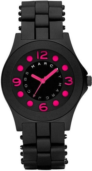  Shop Authentic Marc Jacobs Pelly Black Dial Black Silicone Strap Watch for Women - MBM2508 - Luxxuri
