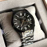  Shop Authentic Citizen Tsuyosa Automatic Camouflage Black Dial Black Steel Strap Watch For Men - NJ0155-87E - Luxxuri