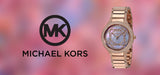  Shop Authentic Michael Kors Kerry Purple Dial Rose Gold Stainless Steel Strap Watch for Women - MK3482 - Luxxuri