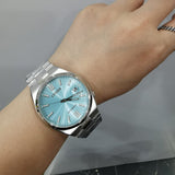  Shop Authentic Citizen Tsuyosa Automatic Turquoise Dial Silver Steel Strap Watch For Men - NJ0151-88M - Luxxuri