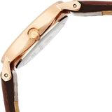  Shop Authentic Daniel Wellington Classy St Mawes White Dial Brown Leather Strap Watch For Women - DW00100059 - Luxxuri