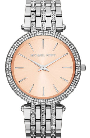  Shop Authentic Michael Kors Darci Orange Dial Silver Stainless Steel Strap Watch for Women - MK3218 - Luxxuri