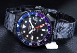  Shop Authentic Seiko Automatic SKX GMT Yuto Horigome Limited Edition Black Dial Black Steel Strap Watch For Men - SSK027K1 - Luxxuri