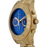  Shop Authentic Marc Jacobs Blade Chronograph Blue Dial Gold Steel Strap Watch for Women - MBM3307 - Luxxuri