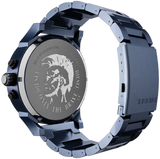  Shop Authentic Diesel Daddy 2.0 Chronograph Quartz Grey Dial Blue Steel Strap Watch For Men - DZ7414 - Luxxuri