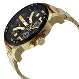  Shop Authentic Diesel Mr Daddy 2.0 Black Dial Gold Stainless Steel Watch For Men - DZ7333 - Luxxuri