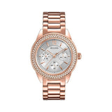 Shop Authentic Bulova Crystal Silver Dial Rose Gold Steel Strap Watch for Women - 97N101 - Luxxuri