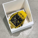  Shop Authentic Guess Phoenix Multi Function Black Dial Yellow Rubber Strap Watch for Men - GW0203G6 - Luxxuri