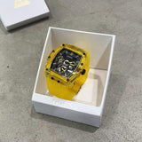  Shop Authentic Guess Phoenix Multi Function Black Dial Yellow Rubber Strap Watch for Men - GW0203G6 - Luxxuri