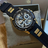  Shop Authentic Guess Delta Black Dial Black Rubber Strap Watch for Men - GW0051G2 - Luxxuri