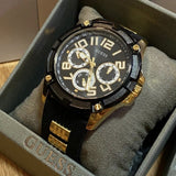  Shop Authentic Guess Delta Black Dial Black Rubber Strap Watch for Men - GW0051G2 - Luxxuri