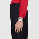 Shop Authentic Gucci Grip Chronograph Mickey Mouse White Dial Silver Steel Strap Watch For Men - YA157306 - Luxxuri