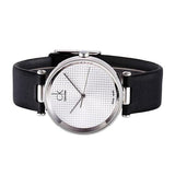  Shop Authentic Calvin Klein Sight Silver Dial Black Leather Strap Watch for Men - K1S21120 - Luxxuri