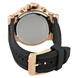  Shop Authentic Michael Kors Dylan Chronograph Black Dial Black Rubber Strap Watch For Women - MK8557 - Luxxuri
