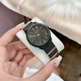  Shop Authentic Calvin Klein Minimal Black Dial Black Steel Strap Watch For Men - K3M524Z1 - Luxxuri