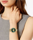 Shop Authentic Versace Palazzo Empire Greca Green Dial Gold Mesh Bracelet Watch for Women - VEDV00819 - Luxxuri