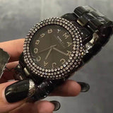  Shop Authentic Marc Jacobs Marci Black Dial Black Steel Dial Strap Watch for Women - MBM3193 - Luxxuri