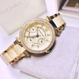 Shop Authentic Michael Kors Parker Gold DIal Gold Steel Strap Watch for Women - MK5842 - Luxxuri