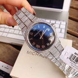  Shop Authentic Michael Kors Channing Diamonds Black Dial Silver Steel Strap Watch for Women - MK6089 - Luxxuri