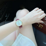  Shop Authentic Versace V-Twist Silver Dial Red Leather Strap Watch for for Women - VELS00519 - Luxxuri