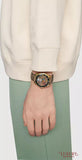  Shop Authentic Gucci Dive Doraemon Quartz Brown Dial Brown Leather Strap Watch For Men - YA136335 - Luxxuri