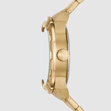  Shop Authentic Fossil Bronson Automatic Skeleton Black Dial Gold Steel Strap Watch for Men - ME3257 - Luxxuri