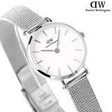  Shop Authentic Daniel Wellington Classic Petite Sterling White Dial Silver Mesh Bracelet Watch for Women - DW00100442 - Luxxuri