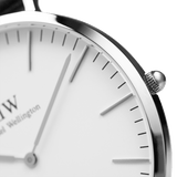  Shop Authentic Daniel Wellington Classic Bristol White Dial Brown Leather Strap Watch For Women - DW00100056 - Luxxuri