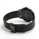  Shop Authentic Calvin Klein Minimal Black Dial Black Mesh Bracelet Watch for Women - K3M224X1 - Luxxuri