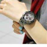  Shop Authentic Marc Jacobs Rock Chronograph Gunmetal Grey Dial Grey Steel Strap Watch for Men - MBM3160 - Luxxuri