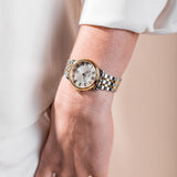  Shop Authentic Tissot T Classic Carson Lady Premium Silver Dial Two Tone Steel Strap Watch For Women - T122.210.22.033.00 - Luxxuri