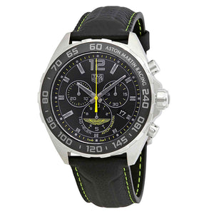  Shop Authentic Tag Heuer Formula 1 Aston Martin Black Dial Black Leather Strap Watch for Men - CAZ101P.FC8245 - Luxxuri