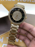  Shop Authentic Michael Kors Catlin Black Dial Gold Steel Strap Watch for Women - MK3338 - Luxxuri