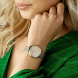  Shop Authentic Emporio Armani Kappa Pink Dial Pink Mesh Bracelet Watch For Women - AR11129 - Luxxuri