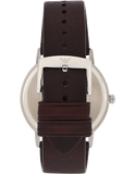  Shop Authentic Emporio Armani Kappa Quartz Black Dial Brown Leather Strap Watch For Men - AR11153 - Luxxuri