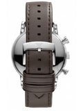  Shop Authentic Emporio Armani Classic Chronograph Brown Dial Brown Leather Strap Watch For Men - AR1734 - Luxxuri
